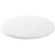 Tapis de salle de bain lex blanc rond 80 cm 