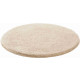 Tapis de salle de bain lex champagne rond 80 cm 