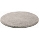 Tapis de salle de bain lex beige rond 80 cm 