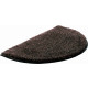 Tapis de salle de bain lex mocca demi cercle  