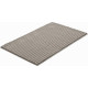 Tapis de salle de bain riffle gris minéral 60 x 100 cm 