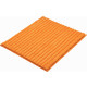 Tapis de salle de bain riffle orange 50 x 60 cm 