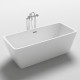 Baignoire ilôt linate acrylique monobloc 