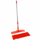 Balai microfibres 44cm avec manche de 1.3m rouge 