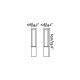 Balise de jardin gris foncé agra h65 