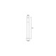 Balise de jardin koral h800 1 ampoule 