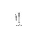 Balise de jardin noire verno 1 ampoule h65 cm 