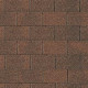 Bardeaux toiture Bardoline PRO 1 m x 0,340 m x 3,4 mm (paquet de 21 bandes) Brun-flammé