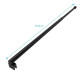 Barre de fixation extensible 70-100cm noir mat pour douche a l’italienne - Fixation murale Aurlane - FAC297 