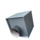 Boite à eau zinc 190x190x190 - Bleu cendre 