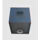 Boite à eau zinc 250x250x250 - Zinc quartz 