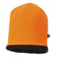 Bonnet haute-visibilité réversible portwest Orange-Noir