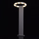Borne d'extérieur grise street 1 ampoule 60 cm 