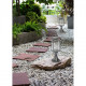Borne d'extérieur noire street 1 ampoule 48 cm 
