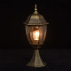 Borne d'extérieur noire street 1 ampoule 50 cm 
