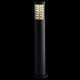 Borne d'extérieur noire street 5 ampoules 75 cm 