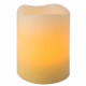 Bougie ivoire avec led+minuterie 