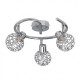 Brillant g02233/15 virgo spirale a 3 lumieres chrome - 33w 