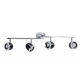 Brilliant g10032/76 lampe plafonnier cinda - halogène  4 spots  gu10 42w 