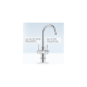 Brita wd3050 - robinet filtrant design couleur acier inox (livré sans cartouche) 