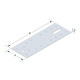 Patte de liaison PL - Carton de 50 - Dimensions au choix 