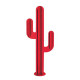 Cactus métal 3 branches h:170 cm - Couleur au choix Rouge