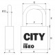 Cadenas CITY marine automatique ISEO FRANCE (CAVERS) 02042103 