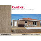 Double lame avec cannelure incurvée CanExel® - Profil RIDGEWOOD - Paquet de 4 lames - Coloris au choix Bois de Santal