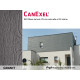 Double lame avec cannelure incurvée CanExel® - Profil RIDGEWOOD - Paquet de 4 lames - Coloris au choix Granit