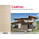 Double lame avec cannelure biseautée CanExel® - Profil VSTYLE - Paquet de 4 lames - Coloris au choix Sable