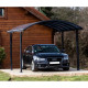 Carport habrita aluminium toit 1/2 rond 14,62 m2 