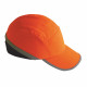 Casquette anti-heurt haute visibilité portwest Orange