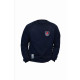 Sweat col rond - tricots bonnemaille - france castagne bleu 