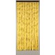 Rideau portière castor 90 x 205 cm - Couleur au choix Blanc-jaune