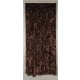 Rideau portière castor 90 x 205 cm - Couleur au choix Brun