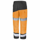 Pantalon poches genoux fluo safe xp - 9b87 - Taille et couleur au choix Orange-Gris