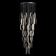 Chandelier argenté megapolis   225 cm 