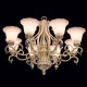 Chandelier beige country 8 ampoules 231 cm 