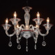 Chandelier blanc elegance 6 ampoules 110 cm 