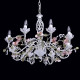 Chandelier blanc flora 8 ampoules 131 cm 