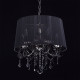 Chandelier chromé elegance 5 ampoules 108 cm 