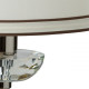Chandelier chromé elegance 8 ampoules 151 cm 