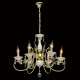 Chandelier doré classic 6 ampoules 90 cm 