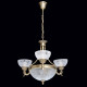 Chandelier laiton classic 3 ampoules 85 cm 