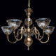 Chandelier laiton classic 5 ampoules 200 cm 