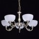 Chandelier laiton classic 5 ampoules 77 cm 