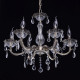 Chandelier laiton classic 6 ampoules 90 cm 