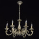 Chandelier laiton classic 6 ampoules 90 cm 