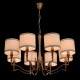 Chandelier laiton elegance 8 ampoules 83 cm 