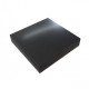 Chapeau aluminium 1 mm - Coloris et dimensions au choix RAL 9005 Noir foncé